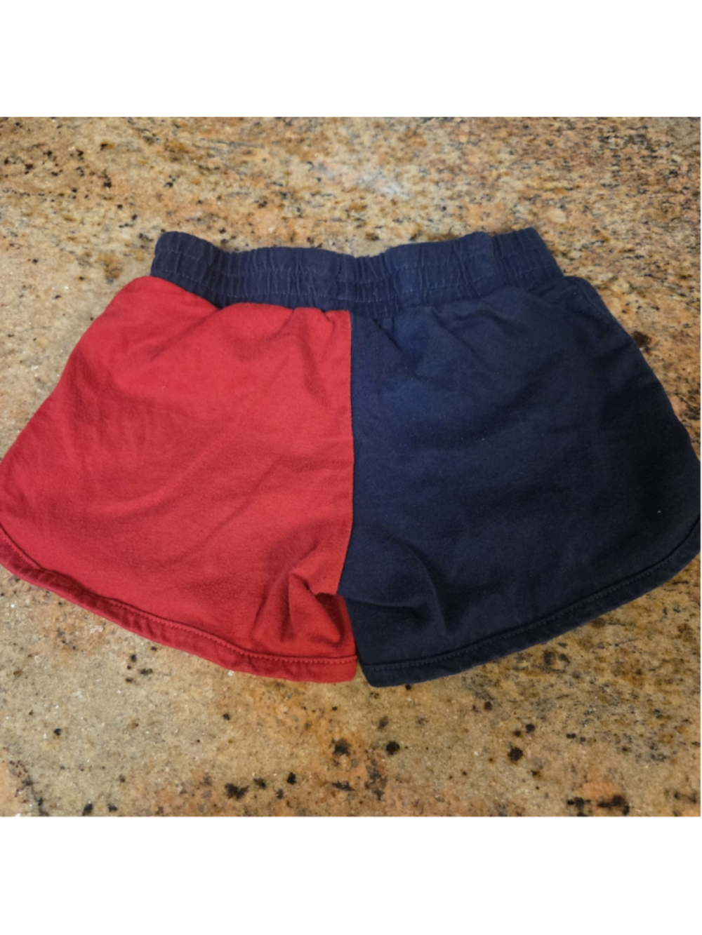 Girls Way to Celebrate Shorts XS Red Blue Colorblock size 4/5 years [0231]